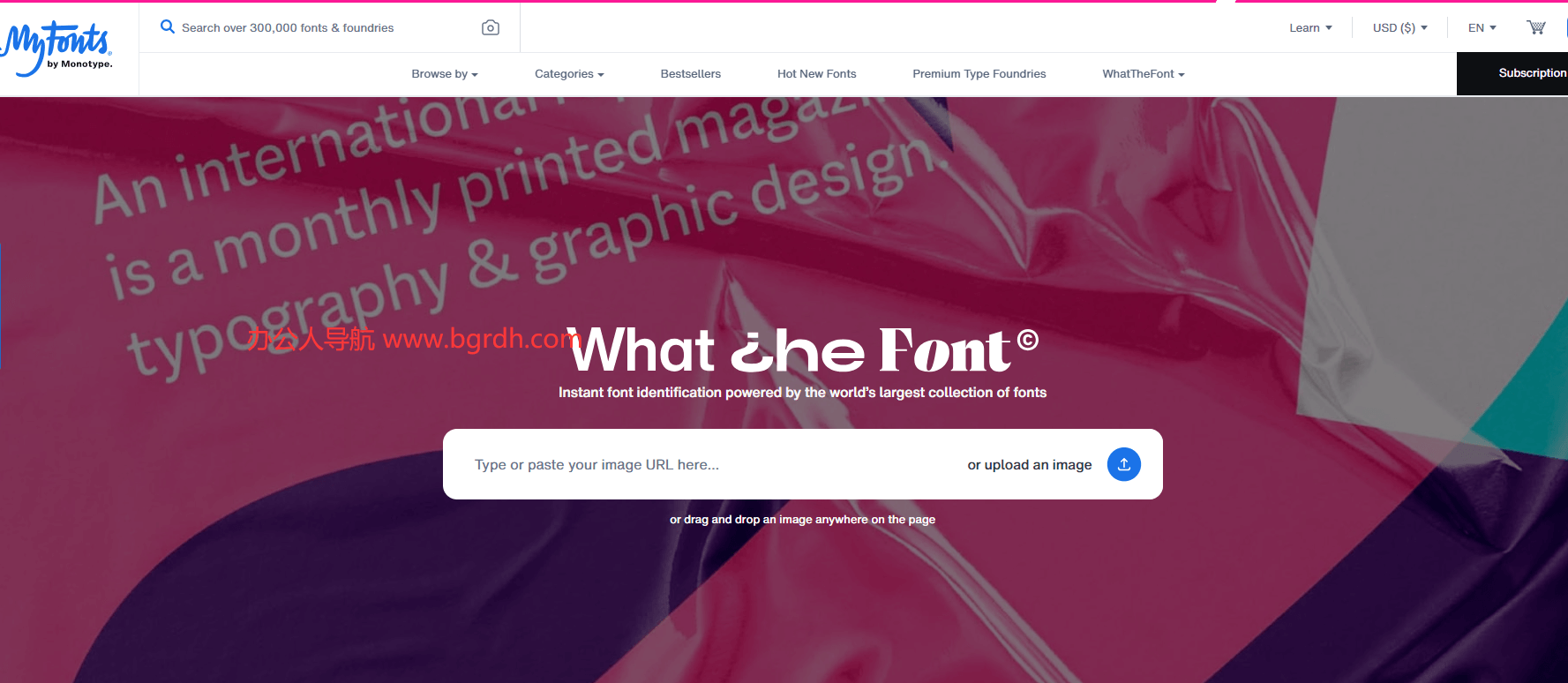 WhatTheFont插圖 WhatTheFont插圖